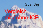 Vergleich: Scans mit und ohne ICE